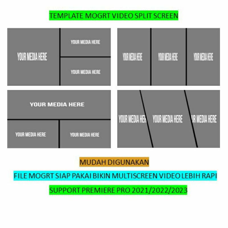 Template Video Premiere Pro (MOGRT)