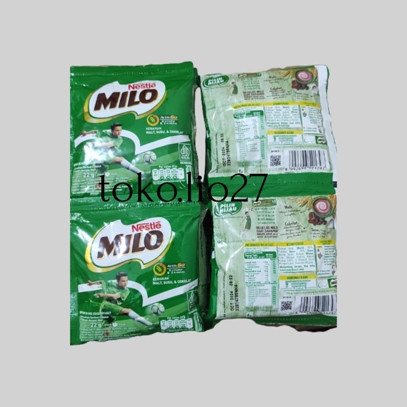 

Milo sachet 22gr (renceng)