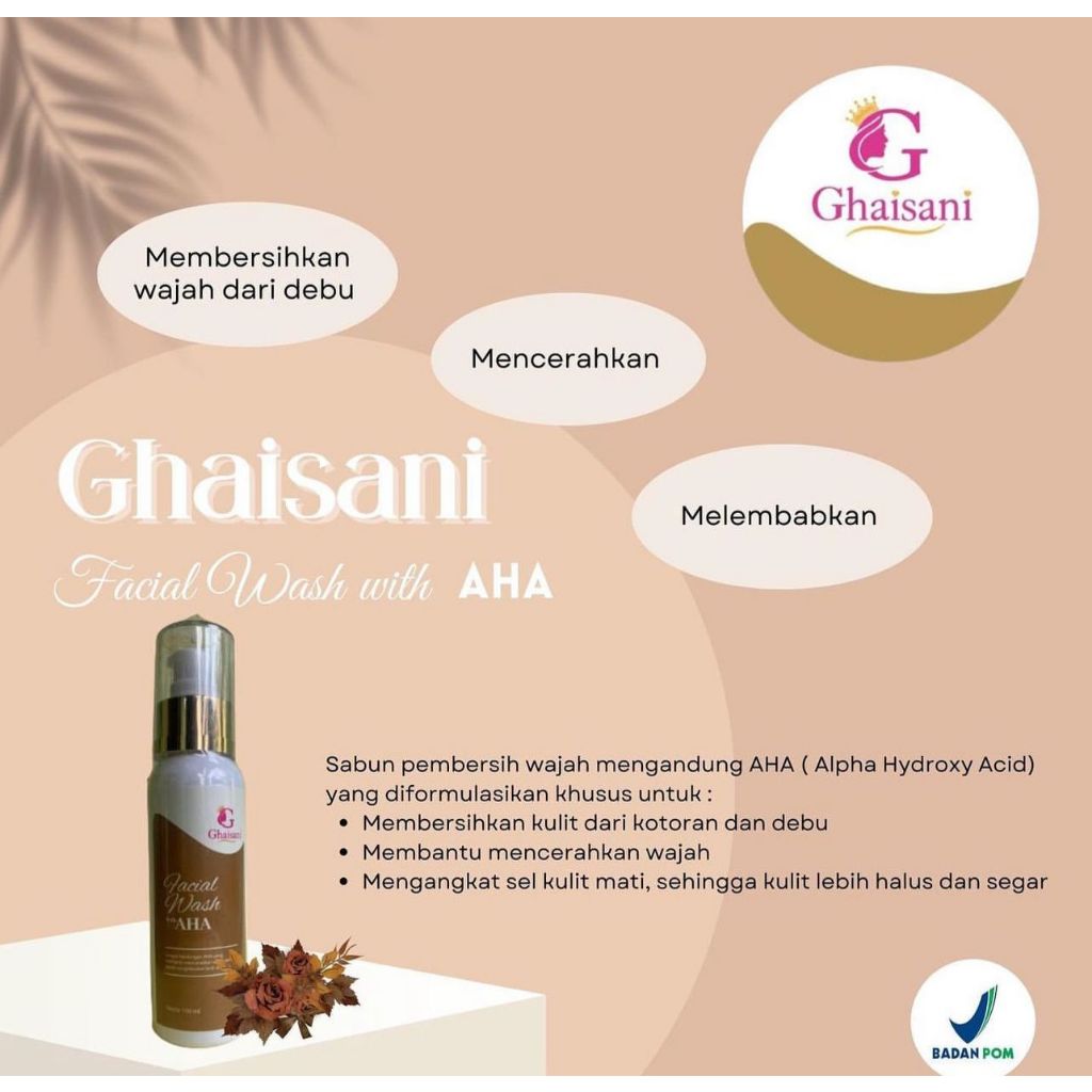 SKINCARE GHAISANI WHITE & GLOW
