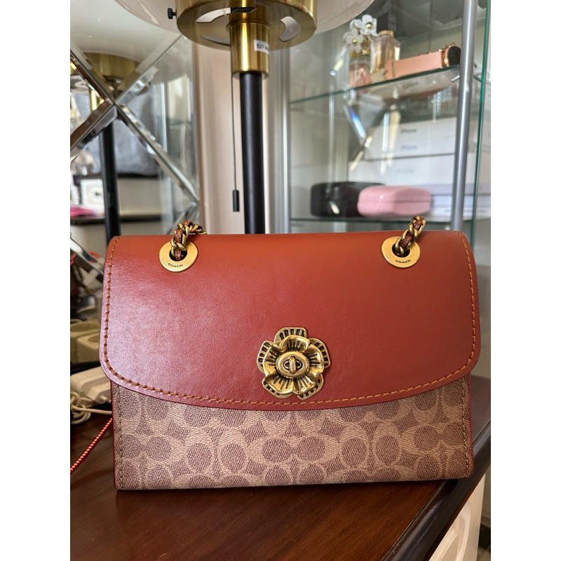 Coach Parker in signature canvas preloved original