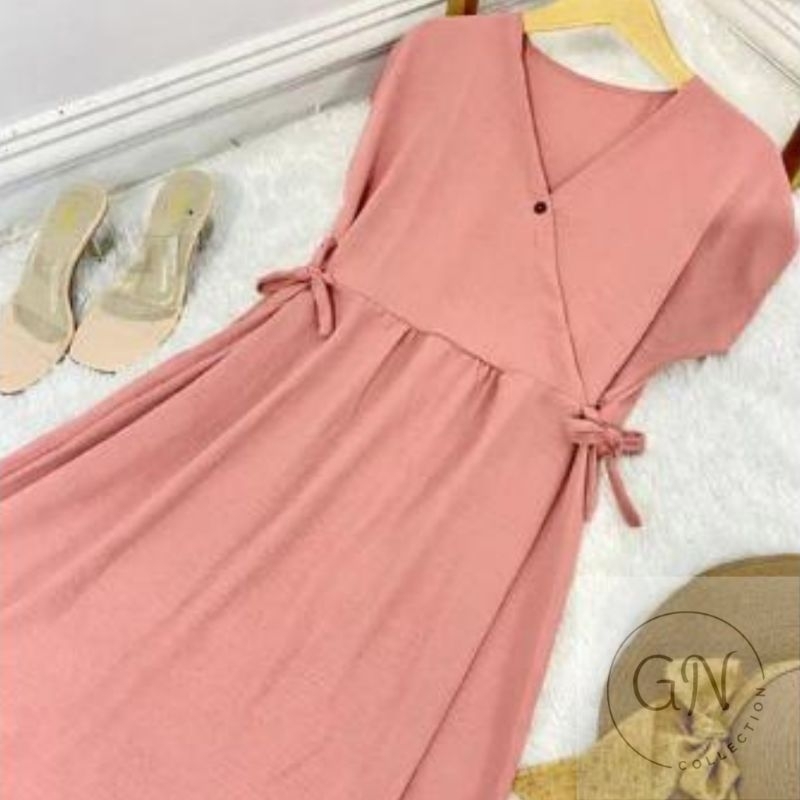 Daster Kimono Polos Tali Samping/Kimono Busui