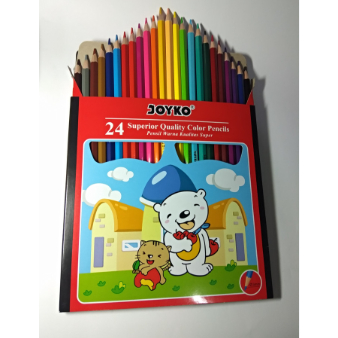 

PENSIL WARNA JOYKO 24 Warna (isi 24)// Pendek