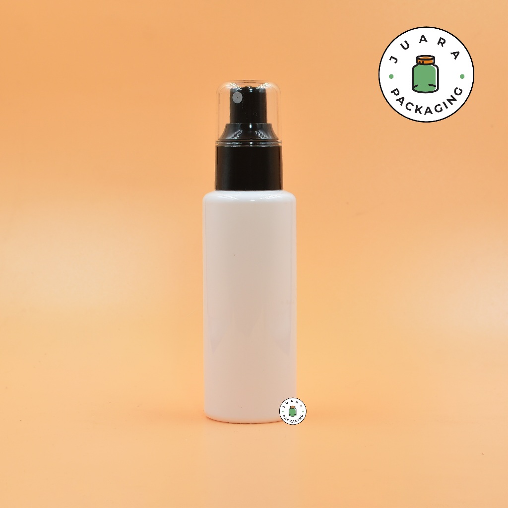 Botol Spray Plastik 100ml Botol Plastik Putih Spray Hitam Tutup Akrilik 100 ml