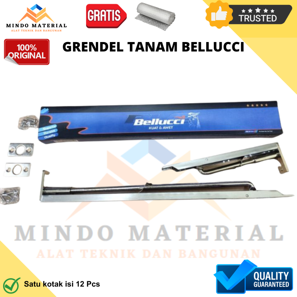 Grendel Tanam Pintu Alumunium