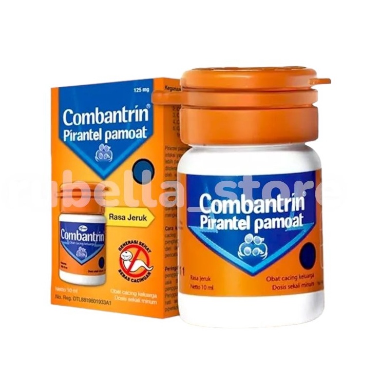 

➛➙❅⋆ Combantrin Syrup Rasa Jeruk 10 ml Baru