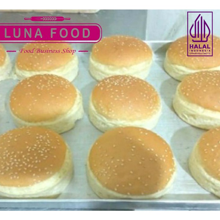

Pasti Murah PREMIUM kualitas Hotel | Roti Burger Besar Wijen 12cm isi 10pcs Buruan Beli