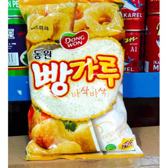 

Ready Tepung roti Dong-won / Tepung roti Korea/ tepung Panir / Tepung tempura Laris