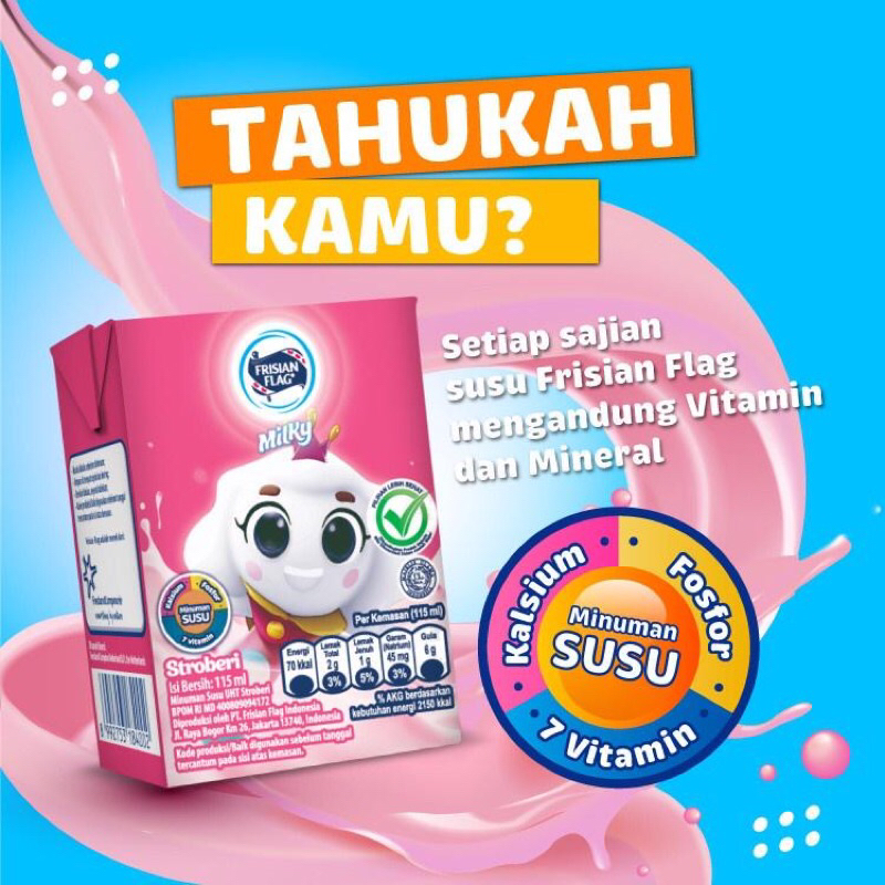 

Susu uht Frisian Flag 115 ml
