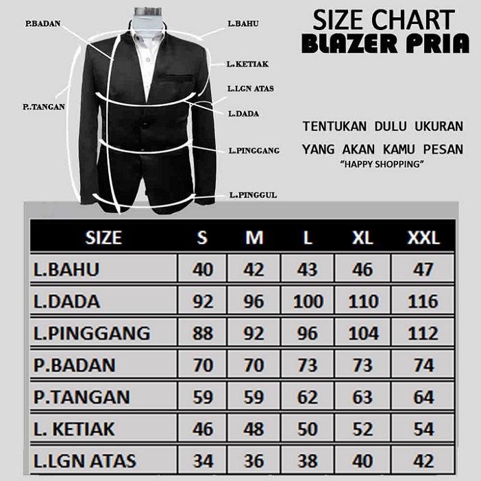 MURAH jas batik blazer batik pria hitam slimfit modern embos motif bunga gorgoraz