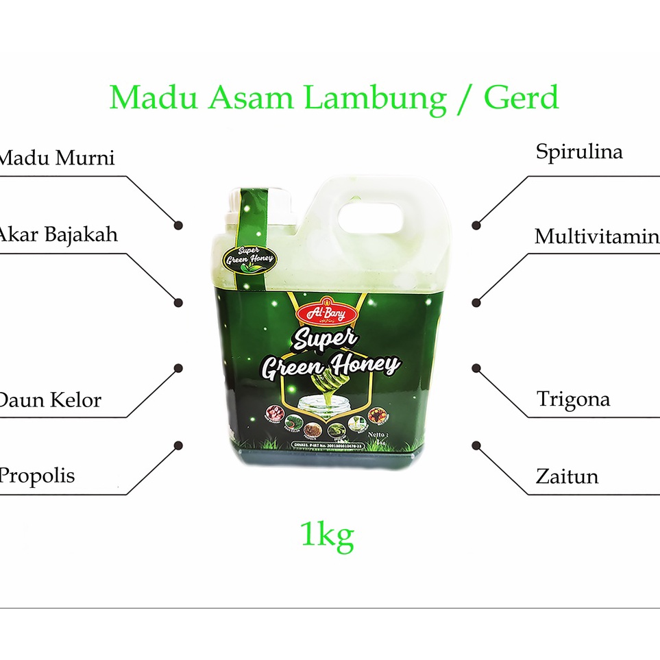 

➻➶✱✼ Madu Asam Lambung / Gerd Albany Nett 1kg ( Asli ) Best Product