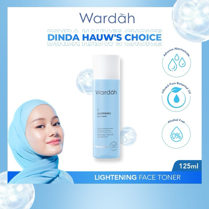 WARDAH LIGHTENING FACE TONER 125ML /  WARDAH TONER LIGHTENING