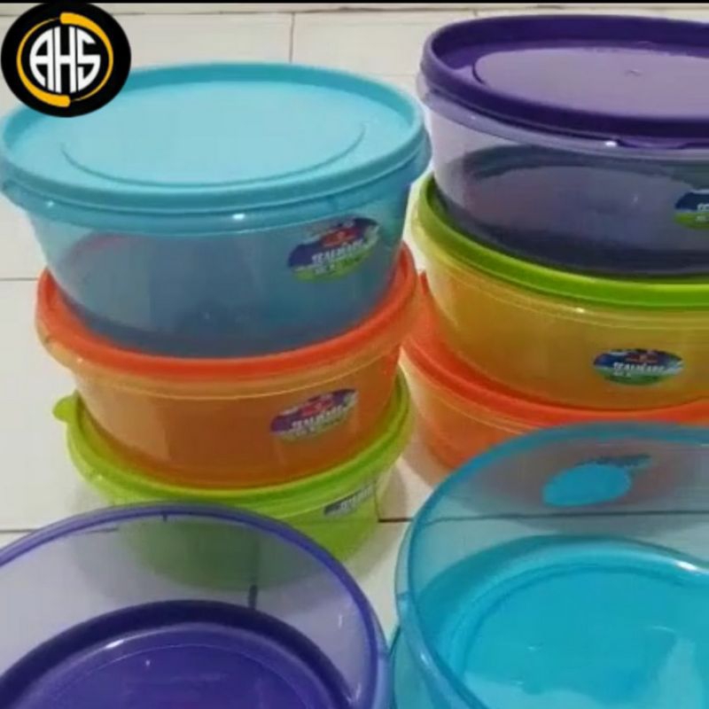 Toples Plastik Besar Bulat Tempat Wadah Penyimpanan Makanan Krupuk Bahan Plastik Berkualitas Higieni