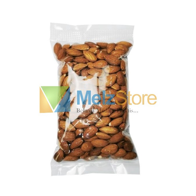 

Bayar Di Tempat Kacang Almond Panggang Kupas Blue Diamond Roasted 250gr, 100gr Diskon