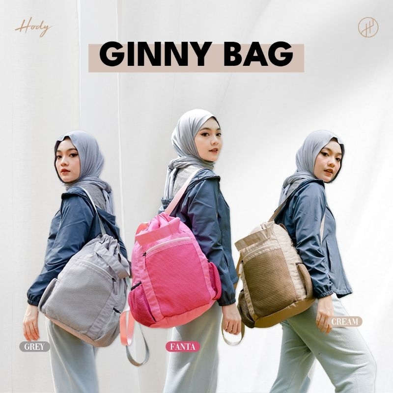 GINNY BAG BY HODY, TAS RANSEL, TAS TRAVELING, TAS PUNGGUNG