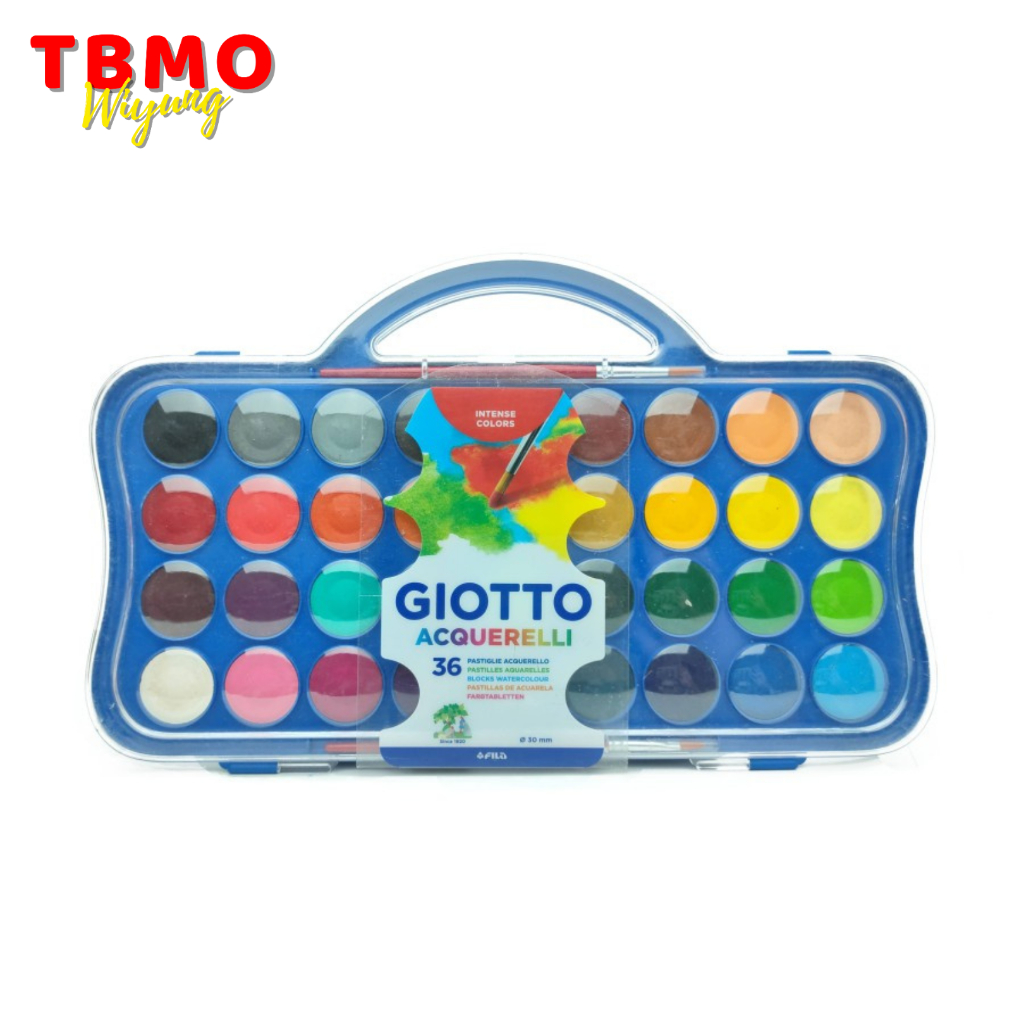 

TBMO Giotto Watercolor Blocks 30mm Cat Air 36 Colours 353600