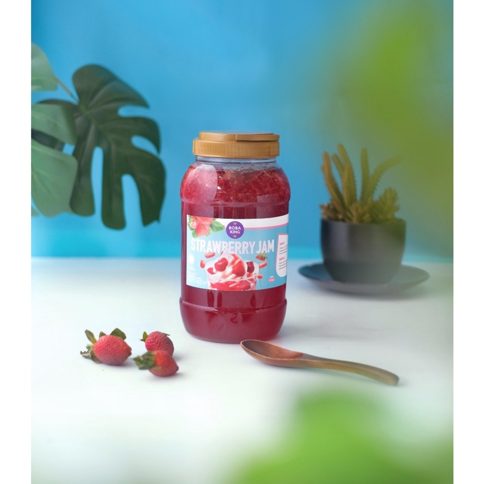 

➠☇☆✶ 2.3 kg Boba King Strawberry Jam Produk