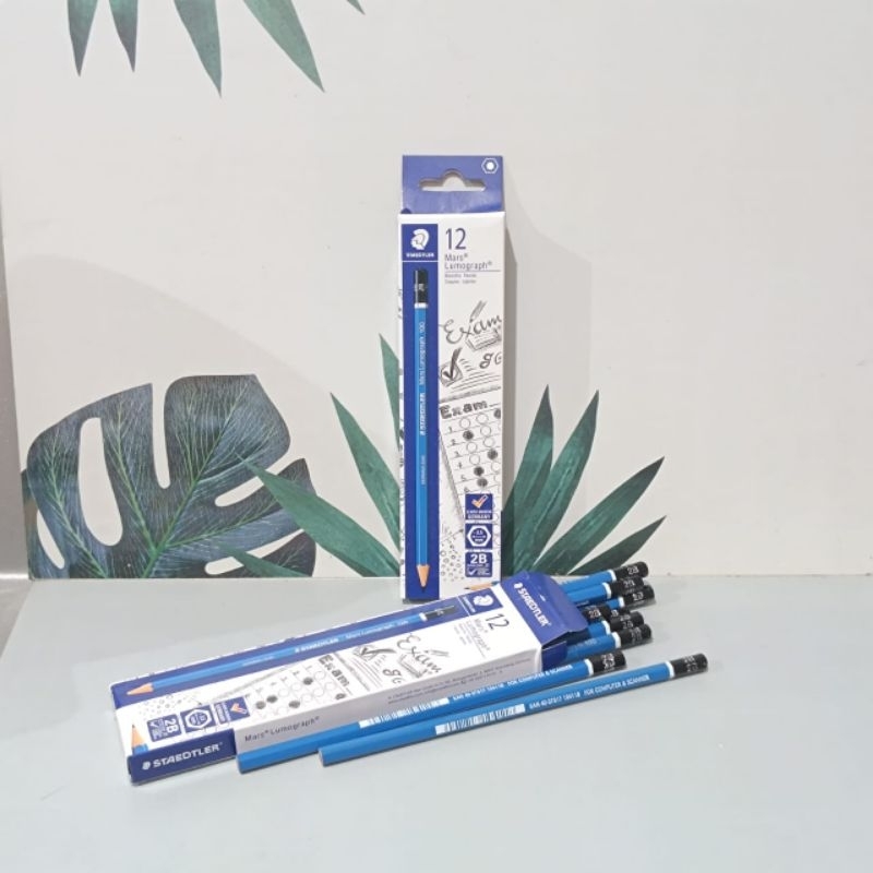 

staedtler mars lumograph 2B blue/pensil 2B staedtler