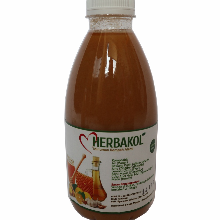 

Ready Stock Jus Bawang Putih Lemon Madu Cuka Apel Jahe Merah Cinnamon Jamu HERBAKOL Best Terlaris