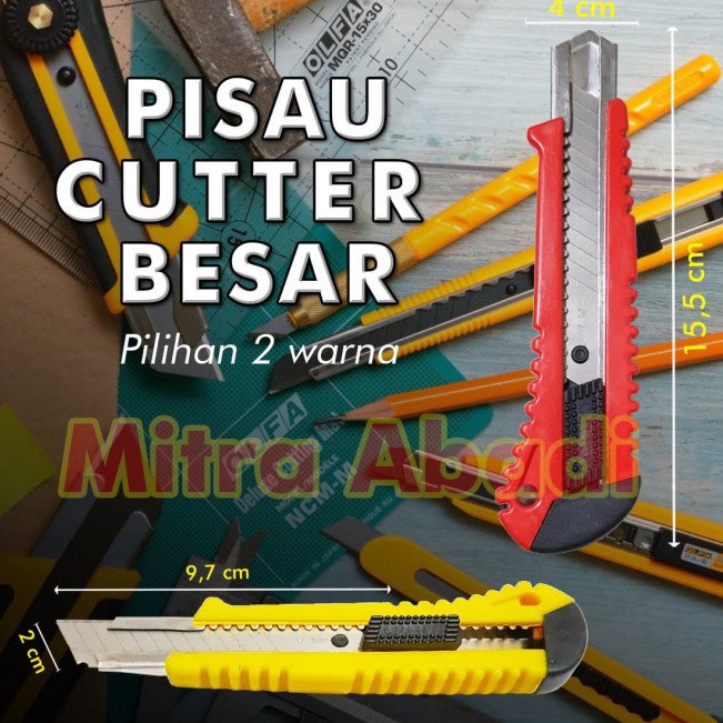 

Best Produk Pisau Cutter Ukuran Besar / Jumbo 18 mm
