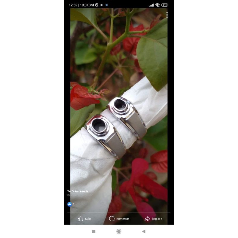 emban ring monel doff halus