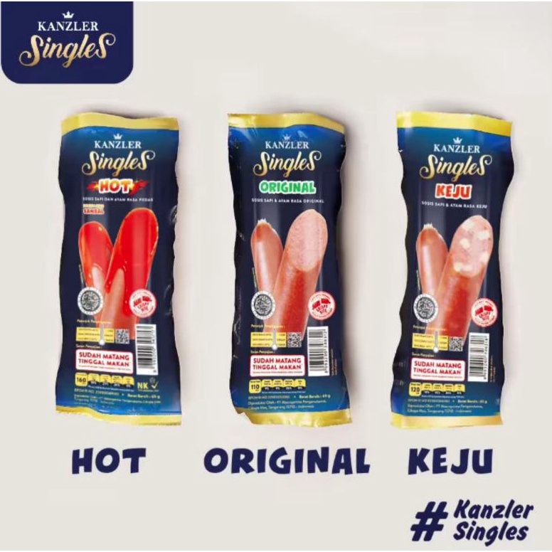 

✔FREE ONGKIR✅ KANZLER SINGLES ORIGINAL KEJU MINI HOT GOCHUJANG 65GR