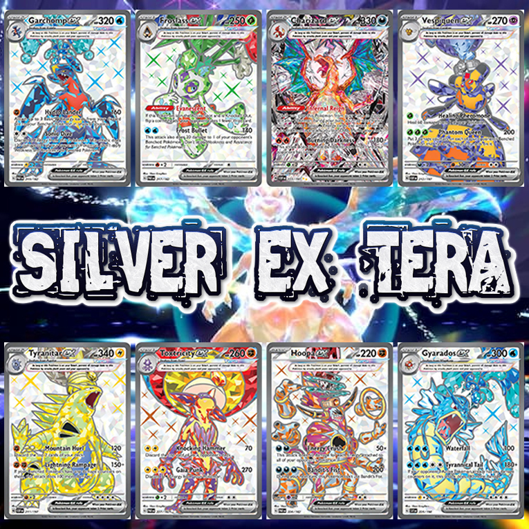 KARTU POKEMON TCG HOLOGRAM SPECIAL ex TERA (SILVER)