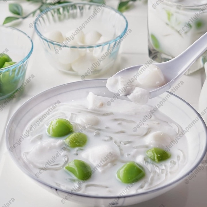 

YSYT4579 【FSASH SALE】 Es Jelly Kelapa Mutiara/Es Jelly Coconut/Dessert Es Jelly Kelapa Muda/Coconut Jelly