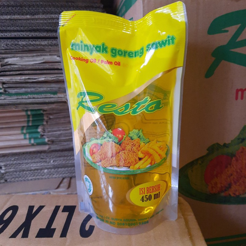 

Minyak Goreng Resto 450ml Minyak Sayur Premium Termurah Terlaris