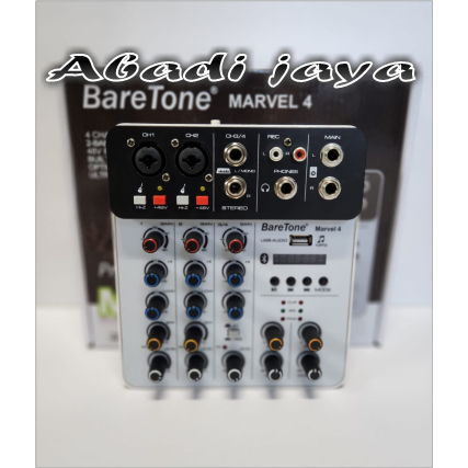 Mixer Audio max baretone marvel 4 Professional mixer 4 ch original