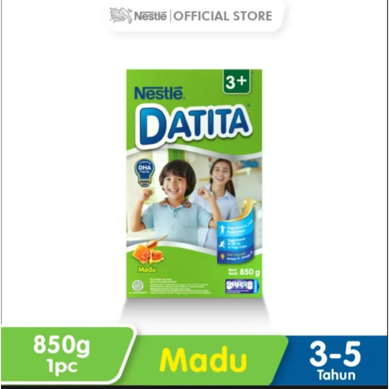 NESTLE Datita 1+ Rasa Madu/Vanila Susu Pertumbuhan Anak 1-3 Tahun Box 850g