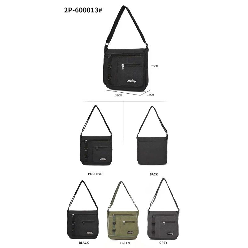 Tas Sekolah Selempang Kanvas Original Polo Army