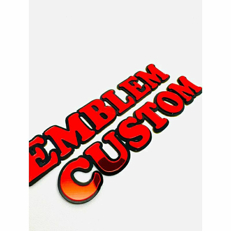 2 PCS Custom Emblem Akrilik Motor/Custom Emblem Motor