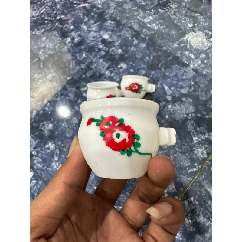 CEPUK PAKAN MINUM BURUNG ELITE SONG MOTIF KEMBANG