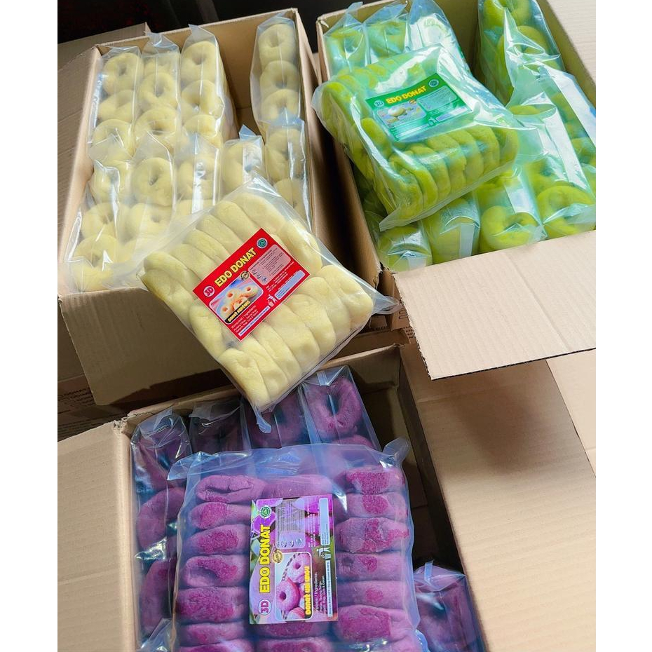 

Donat Kentang, Ubi, Dan Pandan Frozen Siap Goreng