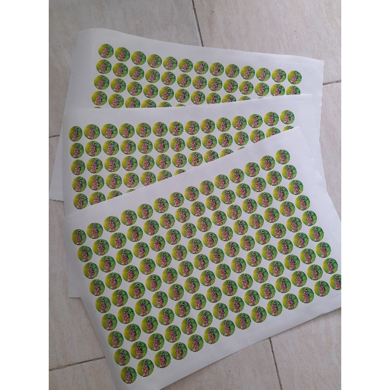 

Sticker Label A3 isi 3 kembar