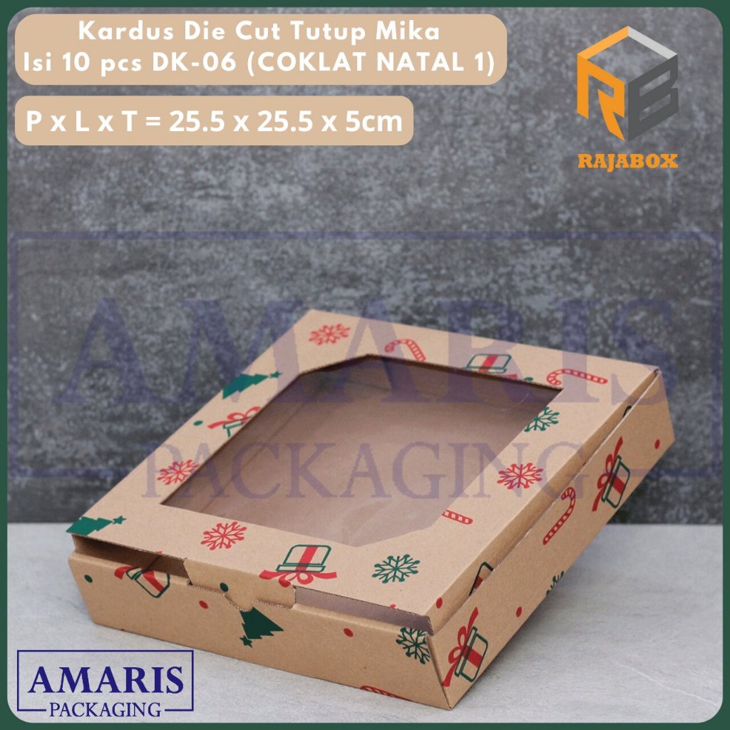 

Paket Bundling Kardus Die Cut Kotak + Tray Isi 10 Pcs DK-06+MTP-9S Amaris Packaging