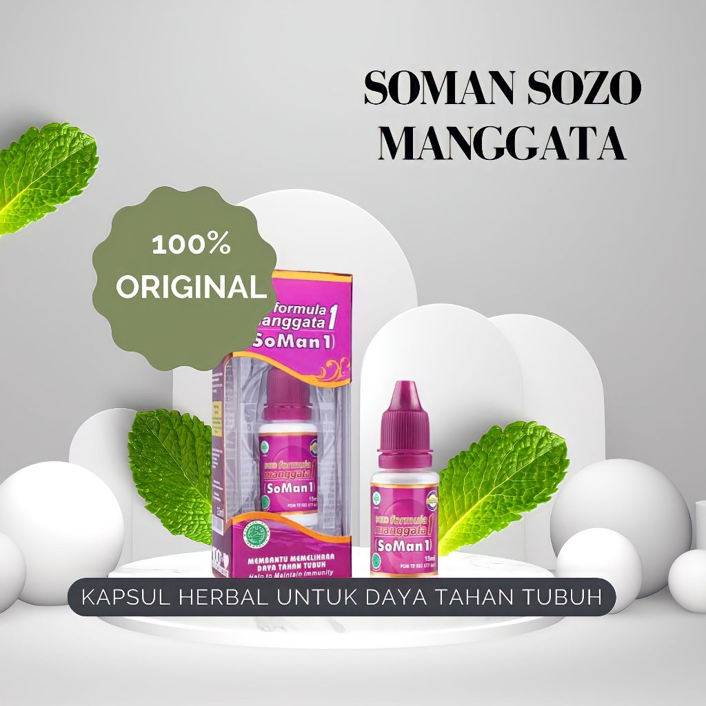 SOMAN SOZO MANGGATA-Membantu Memelihara Daya Tahan Tubuh(100%ORIGINAL)
