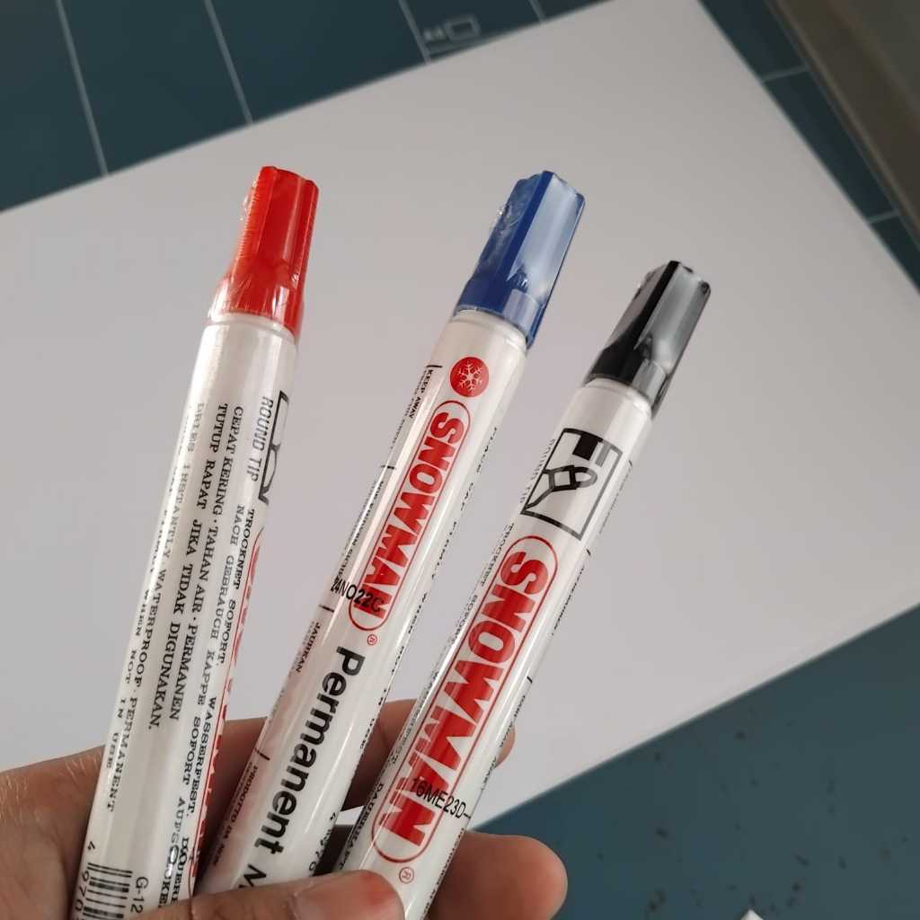 

spidol permanen warna