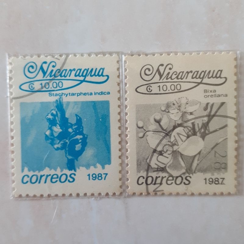 

Perangko Nicaragua Flowers 1987 Tahun 1987 set 2pcs