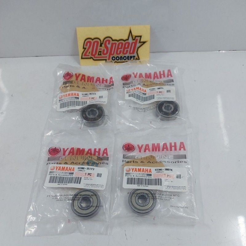 + YAMAHA BEARING RODA DEPAN & BELAKANG VELG JUPITER MX 93306-351Y3 93306-300YK