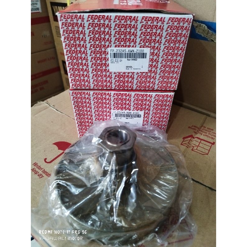FP-232A5-KWN-2100 pully belakang set vario 125 KWN federal original