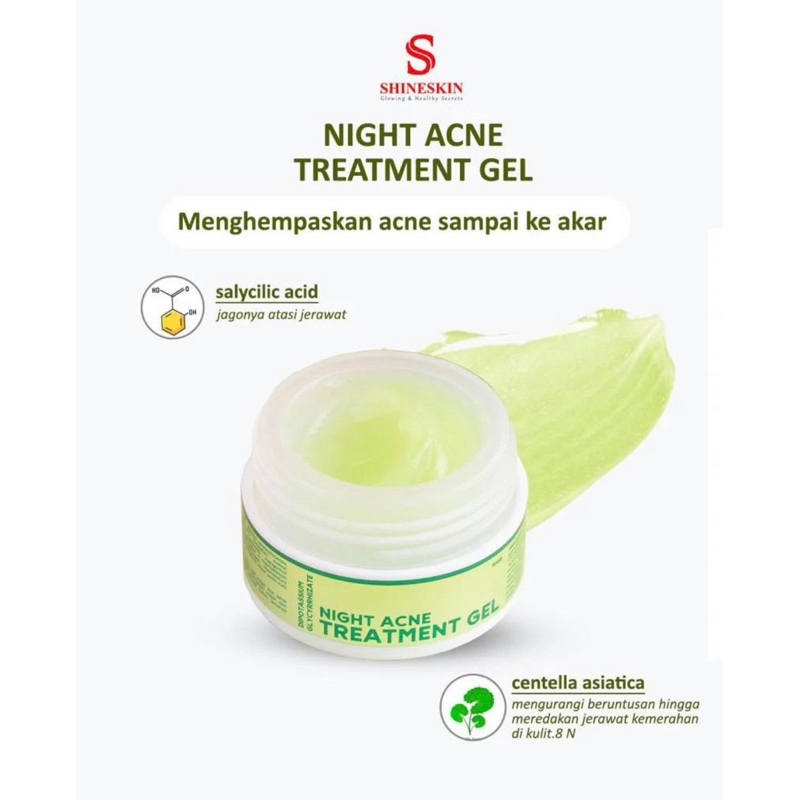 Shineskin Night Acne Treatment Gel / NCA