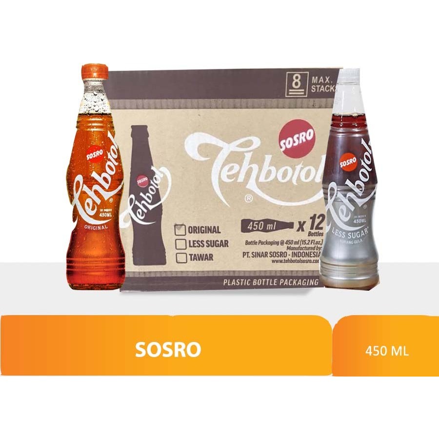 

Teh Botol Sosro 450ml 1 Dus