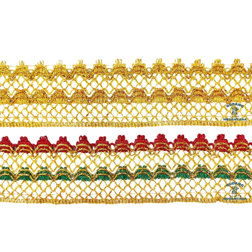 [ Meteran ] Renda emas / renda mas gotaful / renda mas 2 line