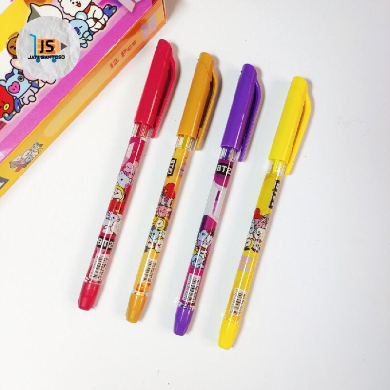 

Pen Pulpen Karakter BT21 / Bolpoin Bolpen Fancy BT21 / Bulpoin Fancy anak