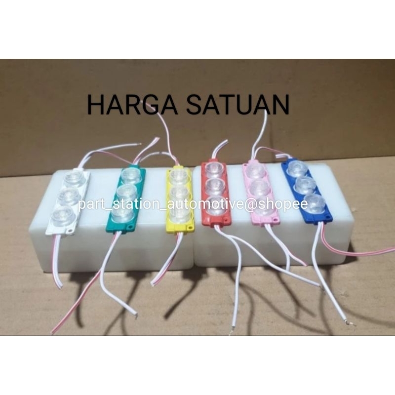 LAMPU VARIASI LED 3 MATA 24 VOLT