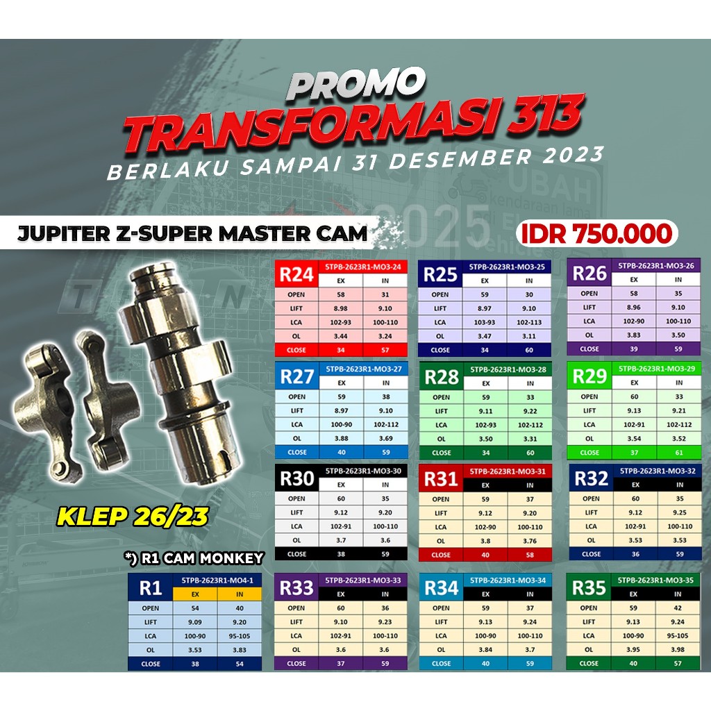 NOKEN AS JUPITER Z | KLEP 26/23 | SERI R | BRT