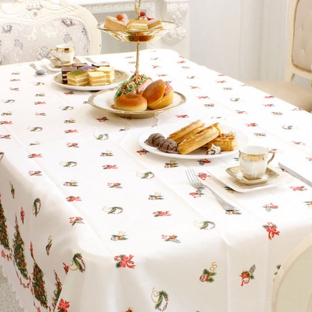 Terlaris Taplak Meja Natal 150 x 180cm -Taplak Meja Motif Natal-Taplak Murah-Taplak Meja Makan/Meja 