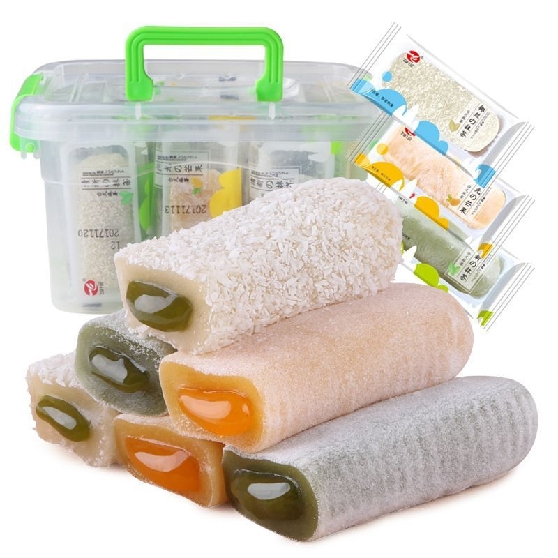 

mochi panjang dengan selai lumer