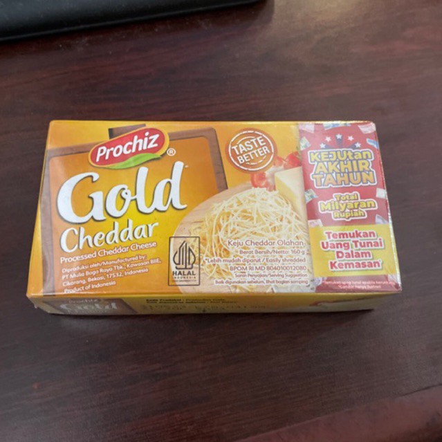 

KEJU PROCHIZ GOLD CHEDDAR 160gr